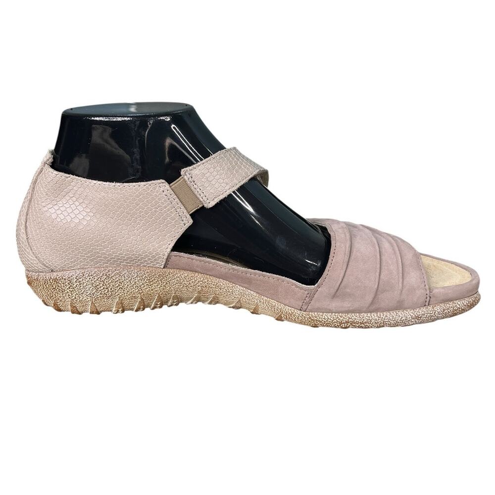 NAOT Women’s Papaki Beige Leather Sandals Size 41 US 10 - Picture 3 of 10